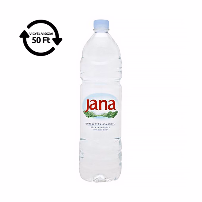 Ásványvíz szénsavmentes JANA 1,5L DRS