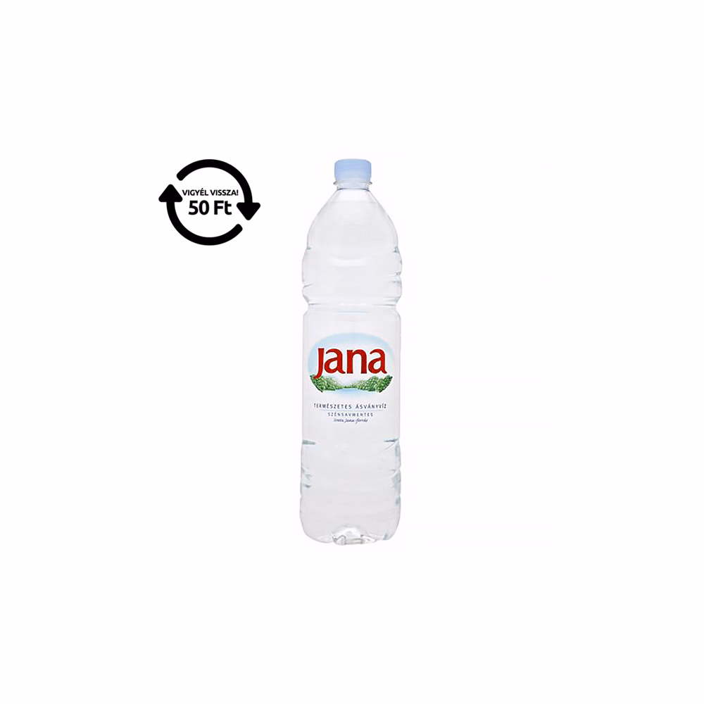 Ásványvíz szénsavmentes JANA 1,5L DRS