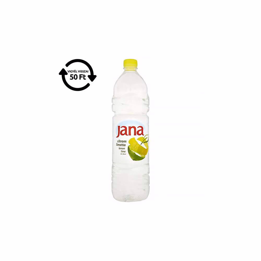 Ásványvíz szénsavmentes JANA citrom-lime 1,5L DRS