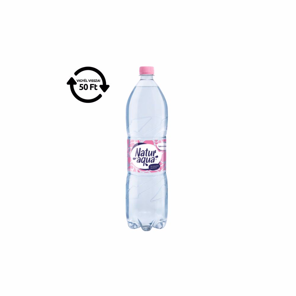Ásványvíz szénsavmentes NATURAQUA 1,5L DRS