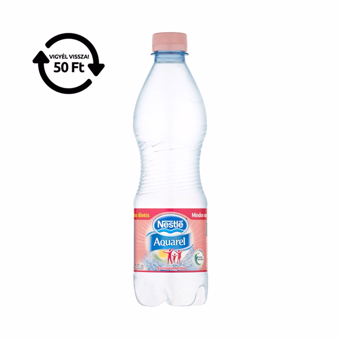 Ásványvíz szénsavmentes NESTLÉ AQUAREL 0,5L DRS