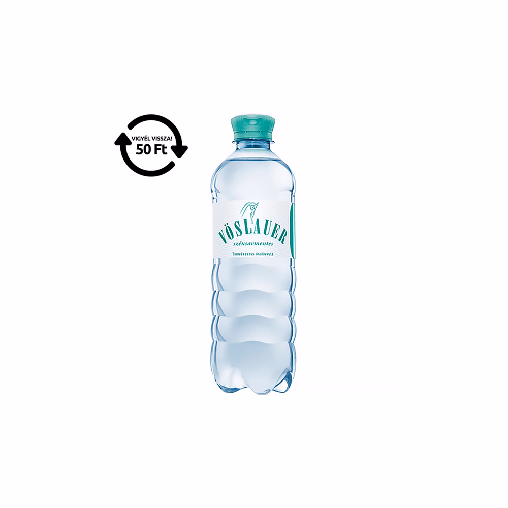Ásványvíz szénsavmentes VÖSLAUER 0,5L DRS