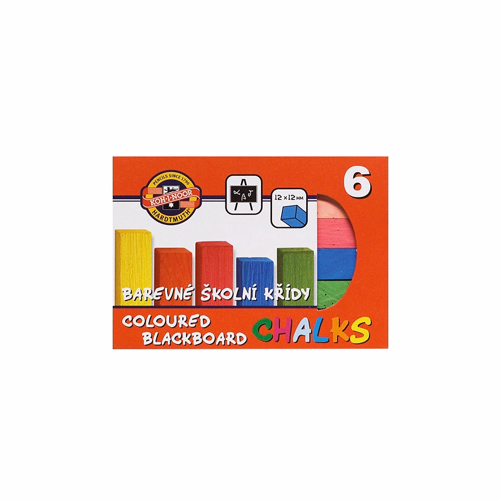Aszfaltkréta KOH-I-NOOR 6 színű