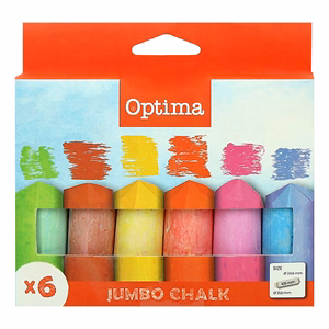 Aszfaltkréta OPTIMA Jumbo 6 darabos