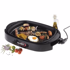 Asztali grill HAUSER GR150 1500W fekete