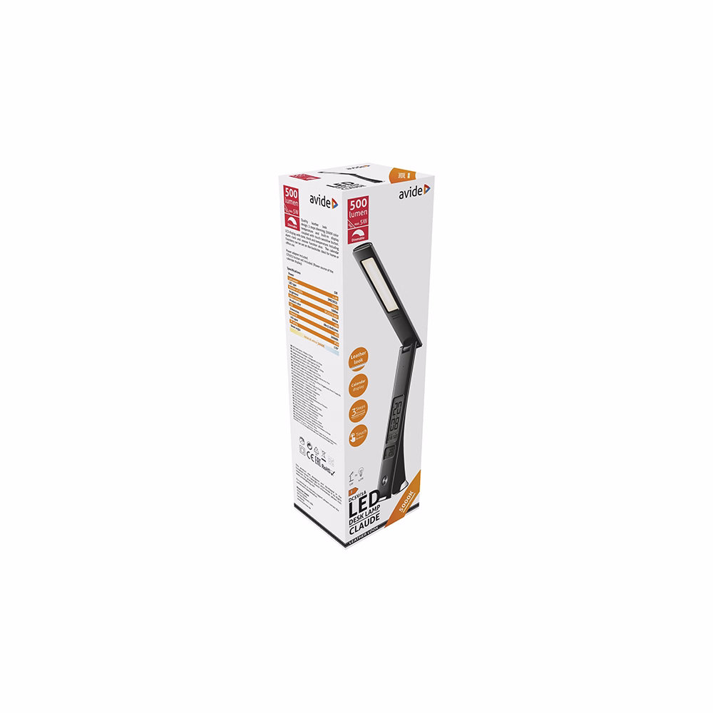Asztali lámpa AVIDE Claude LED 5W fekete