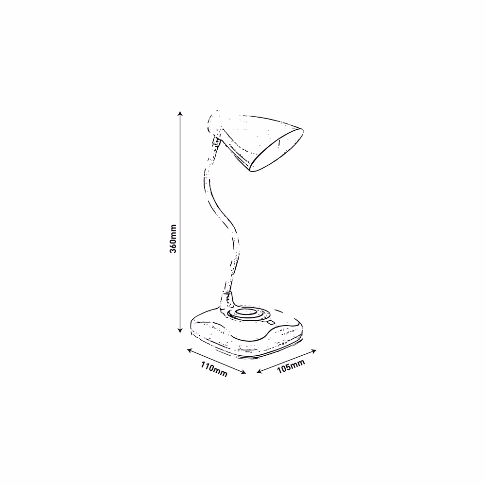 Asztali lámpa AVIDE Led USB 3,2W
