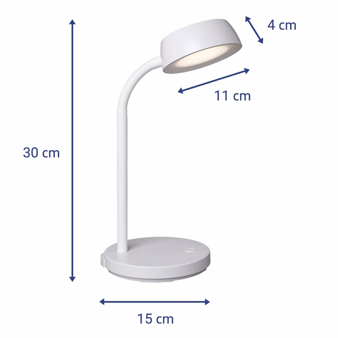 Asztali lámpa MAUL MAULabby LED 4,7W fehér