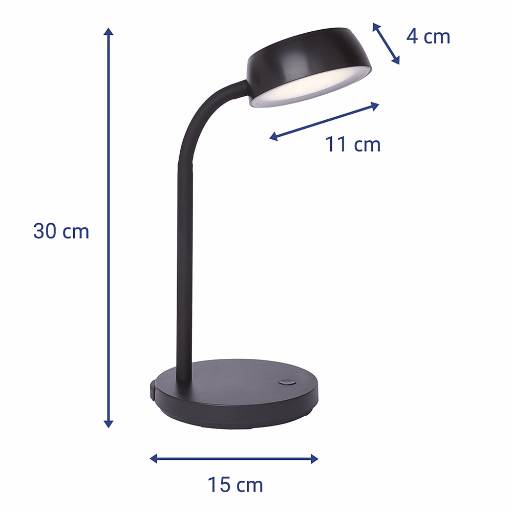 Asztali lámpa MAUL MAULabby LED 4,7W fekete