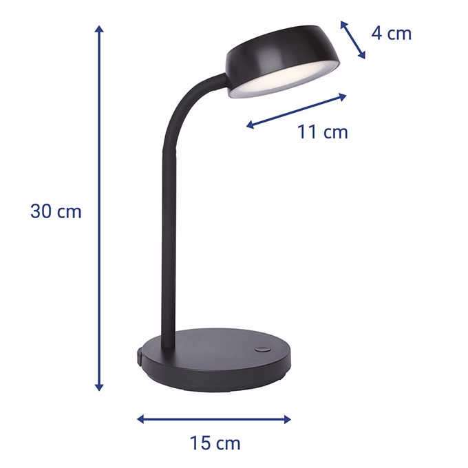 Asztali lámpa MAUL MAULabby LED 4,7W fekete