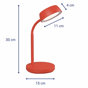 Asztali lámpa MAUL MAULabby LED 4,7W piros