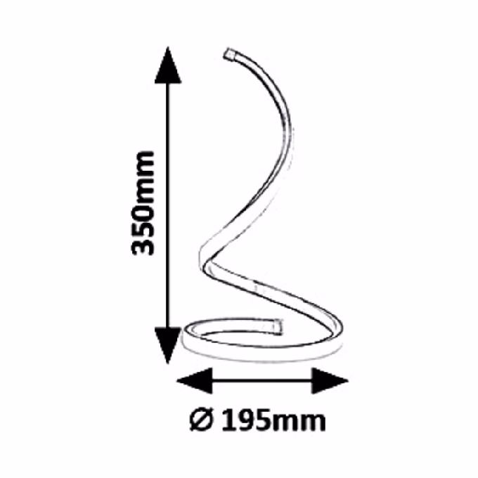 Asztali lámpa RÁBALUX Anais LED 4,8W fém ezüst