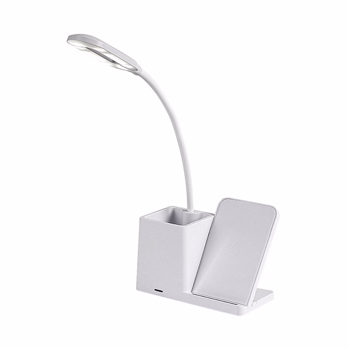 Asztali lámpa RÁBALUX Cerie írószertartóval fehér