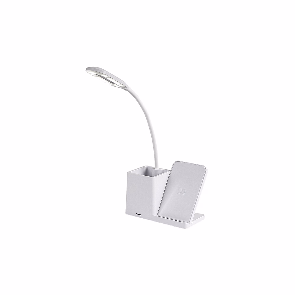 Asztali lámpa RÁBALUX Cerie írószertartóval fehér