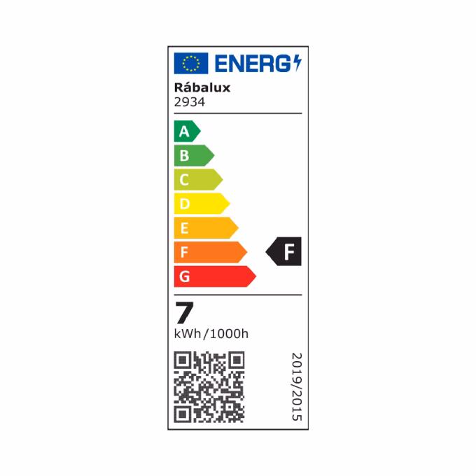 Asztali lámpa RÁBALUX Horus LED 7W fém fekete