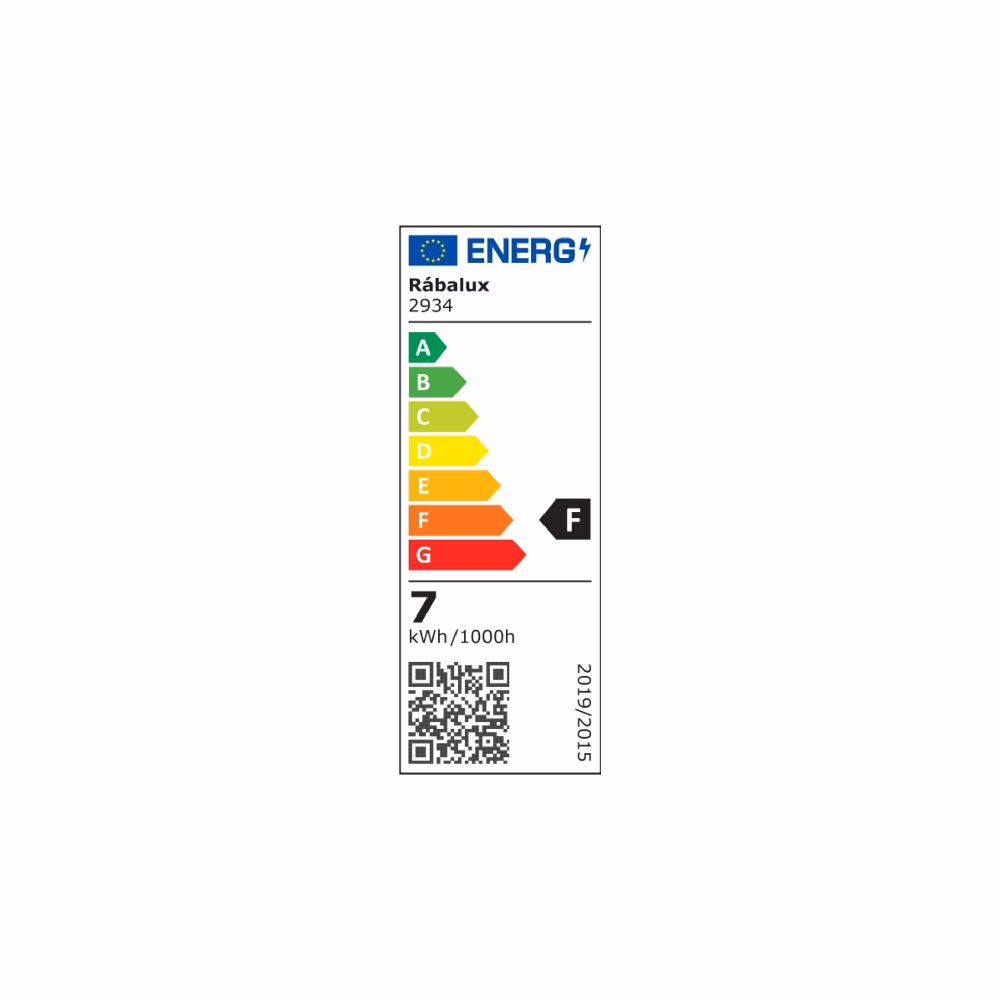 Asztali lámpa RÁBALUX Horus LED 7W fém fekete