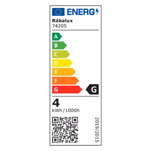 Asztali lámpa RÁBALUX Jeff2 LED 4W műanyag fehér