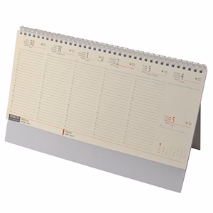 Asztali naptár kép nélküli REALSYSTEM álló sárga lapos fehér 2026. Asztali naptár kép nélküli REALSYSTEM álló sárga lapos fehér 2026.