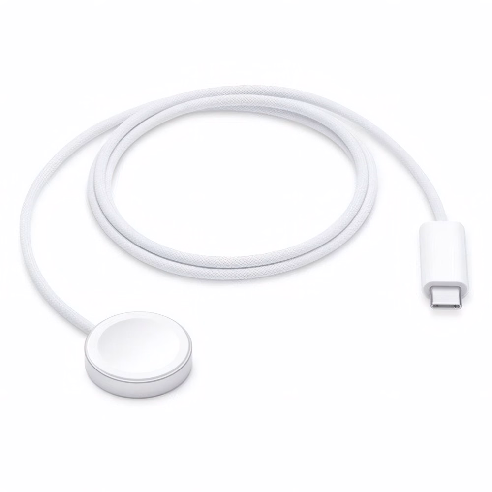 Asztali töltő APPLE MX2H2ZM/A USB-C vezeték nélküli QC textil 1m fehér