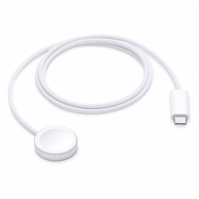 Asztali töltő APPLE MX2H2ZM/A USB-C vezeték nélküli QC textil 1m fehér