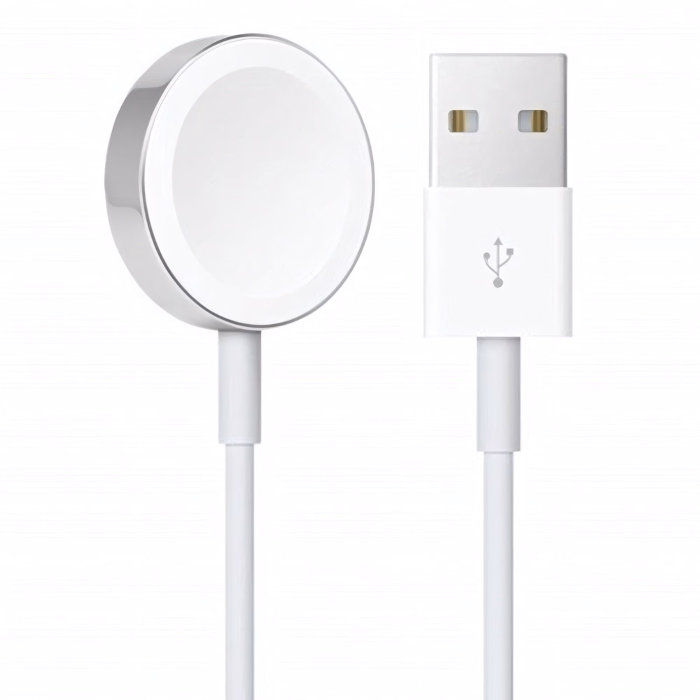 Asztali töltő APPLE USB-A vezeték nélküli Apple Watch fehér