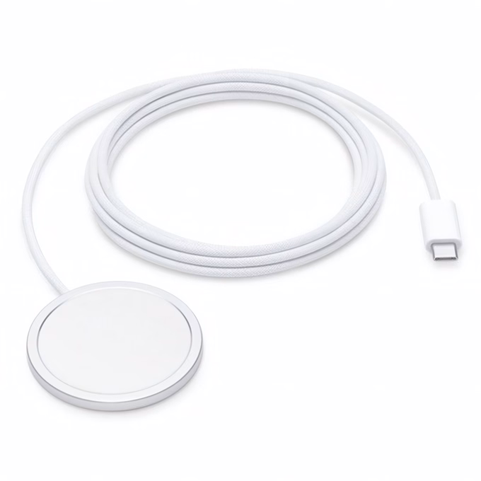 Asztali töltő APPLE USB-C vezeték nélküli QC MagSafe 2m fehér