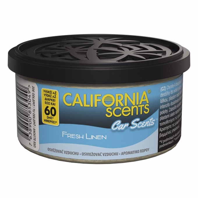 Autó illatosító CALIFORNIA SCENTS fresh linen