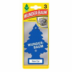 Autó illatosító WUNDERBAUM New car 3 db