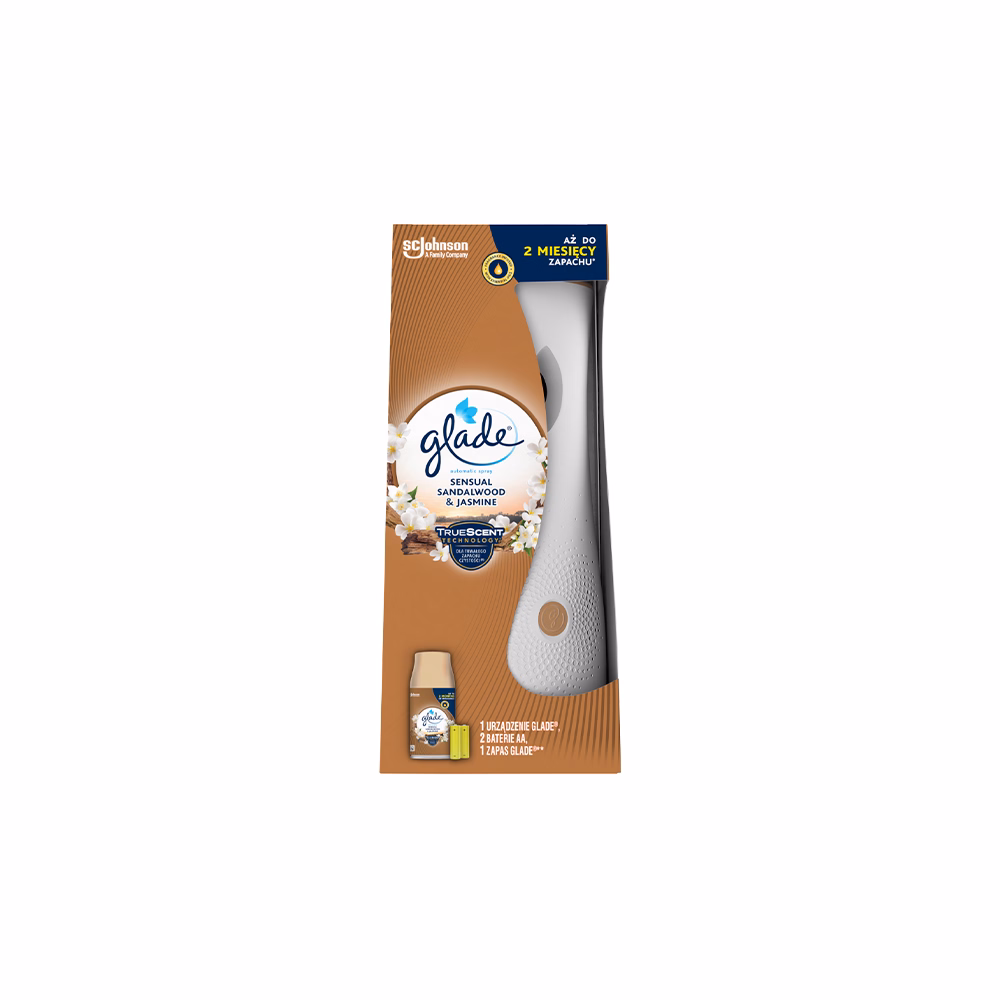 Automata légfrissítő készülék GLADE Szantálfa & Jázmin 250ml