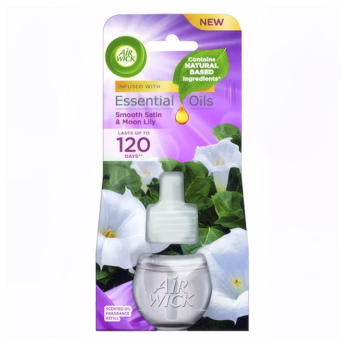 Automata légfrissítő utántöltő AIR WICK Bársony Szatén és éji liliom 19 ml