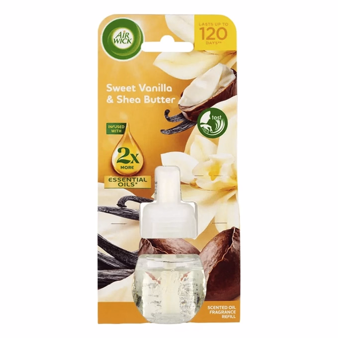 Automata légfrissítő utántöltő AIR WICK Édes vanilia és shea vaj 19 ml