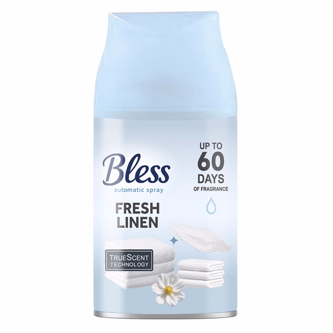 Automata légfrissítő utántöltő BLESS Fresh Linen 250 ml