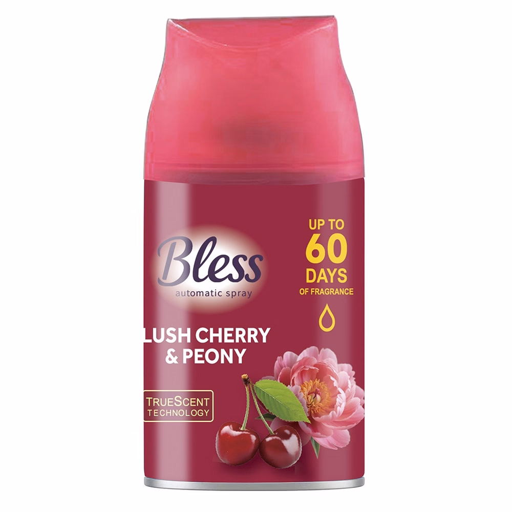 Automata légfrissítő utántöltő BLESS Lush Cherry&Peony 250 ml