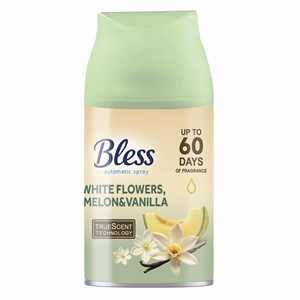 Automata légfrissítő utántöltő BLESS White flowers Melon&Vanilla 250 ml