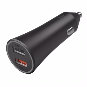 Autós töltő XIAOMI 2xUSB-A 37W QC fekete