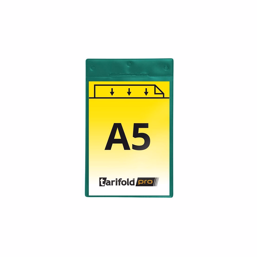 Azonosító mágneses tasak DJOIS A/5 álló 350mic zöld 10 darabos