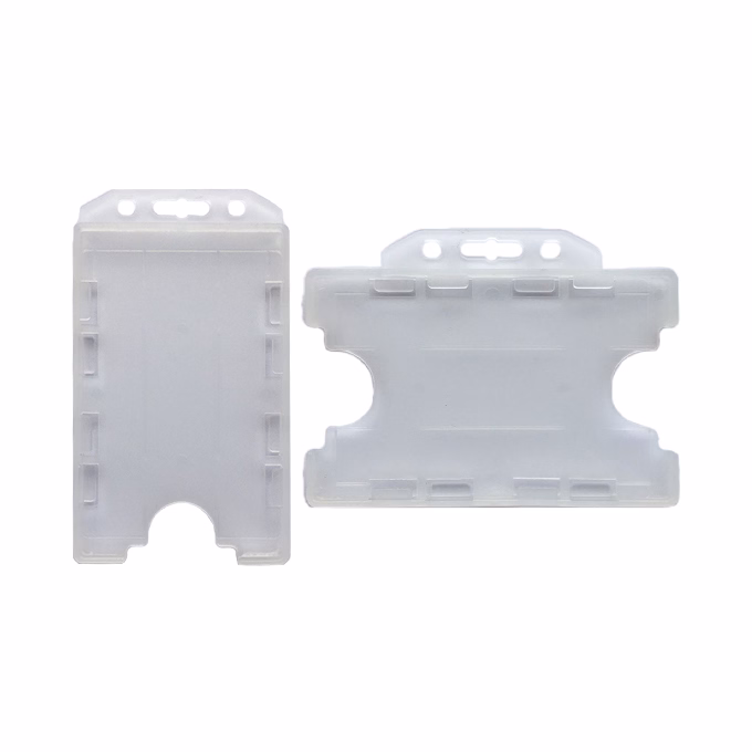 Azonosítókártya tartó Proximity álló 85x54mm opál 2 kártyás