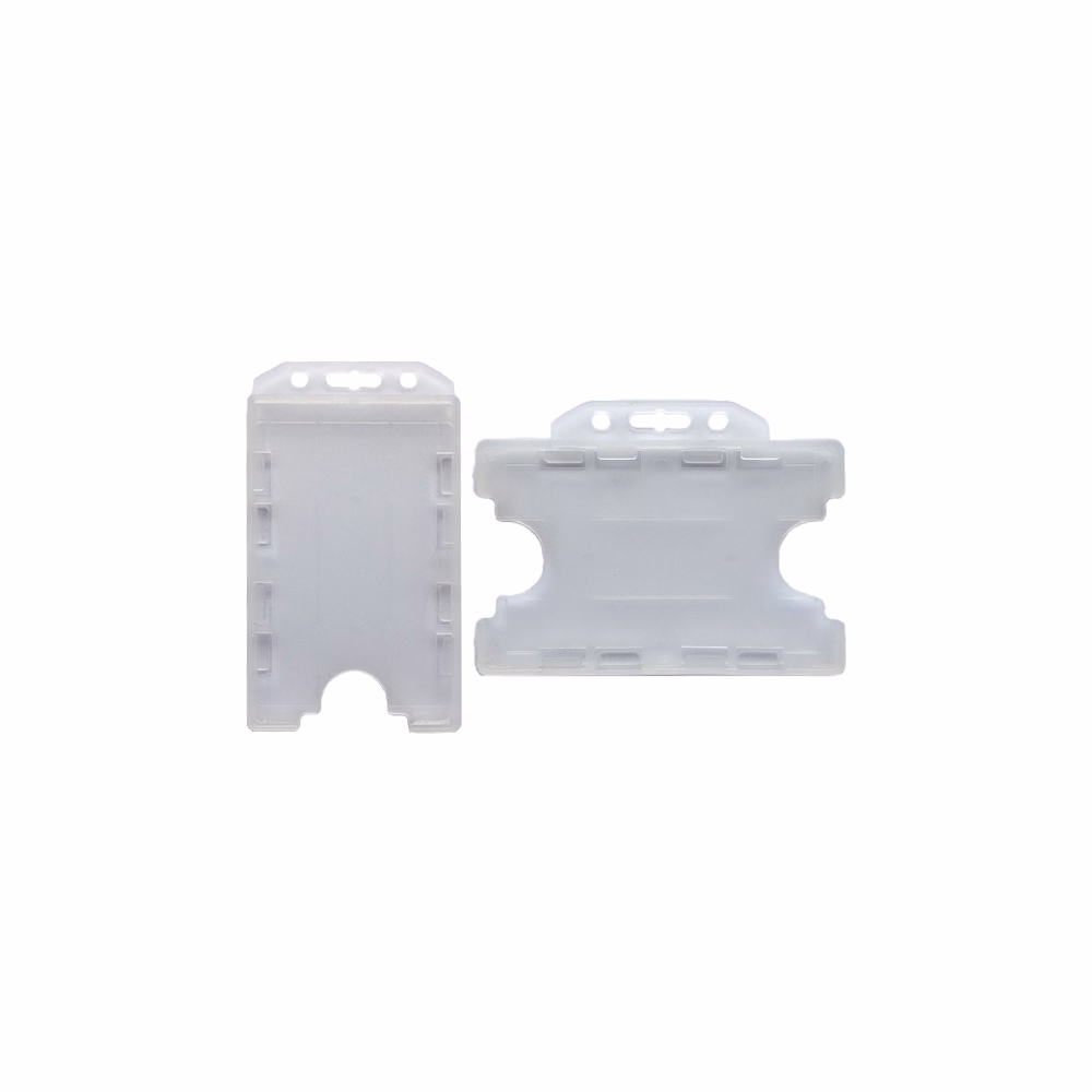 Azonosítókártya tartó Proximity álló 85x54mm opál 2 kártyás