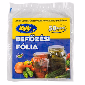 Befőzési fólia KELLY 17x17 cm 50 darabos