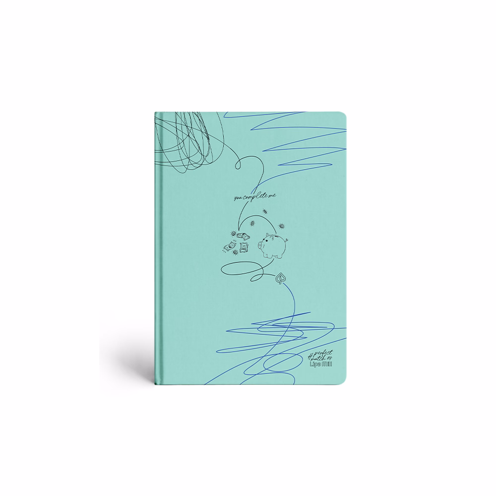 Beírókönyv kockás LIPAMILL A/5 96 lapos keményfedeles