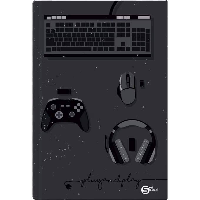 Beírókönyv sima STREET A/4 96 lapos S-Line keményfedelű vegyes mintákkal Beírókönyv sima STREET A/4 96 lapos S-Line keményfedelű vegyes mintákkal