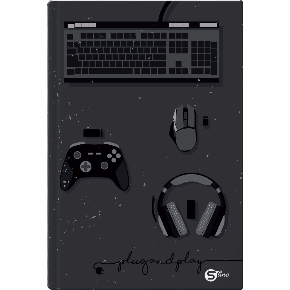 Beírókönyv sima STREET A/4 96 lapos S-Line keményfedelű vegyes mintákkal Beírókönyv sima STREET A/4 96 lapos S-Line keményfedelű vegyes mintákkal