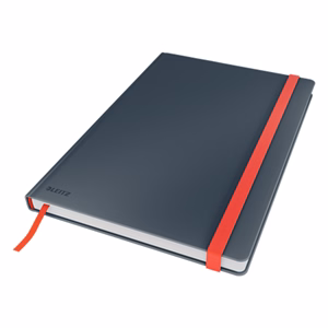 Beírókönyv vonalas LEITZ B/5 80 lapos Cosy Soft Touch keményfedeles bársonyszürke