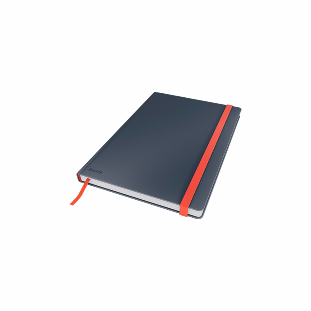 Beírókönyv vonalas LEITZ B/5 80 lapos Cosy Soft Touch keményfedeles bársonyszürke