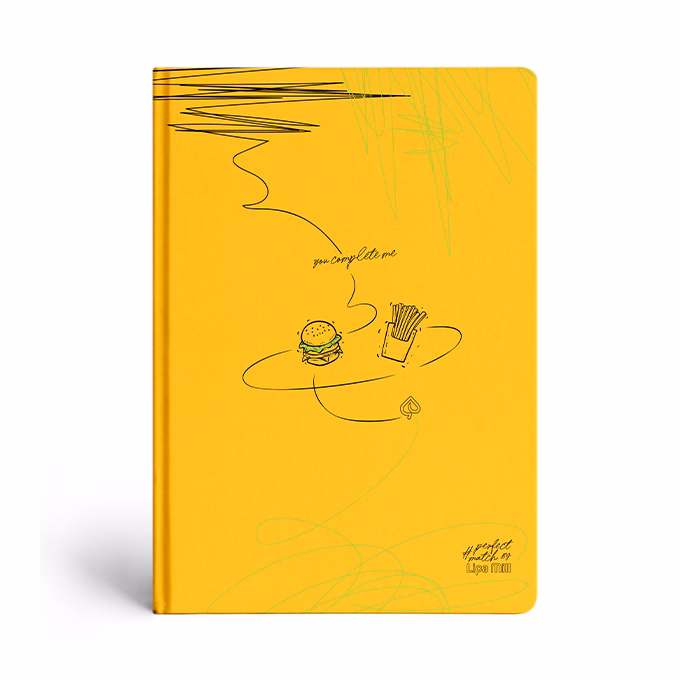 Beírókönyv vonalas LIPAMILL A/5 96 lapos keményfedeles