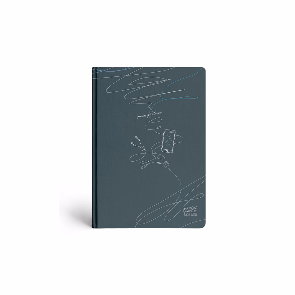 Beírókönyv vonalas LIPAMILL A/5 96 lapos keményfedeles