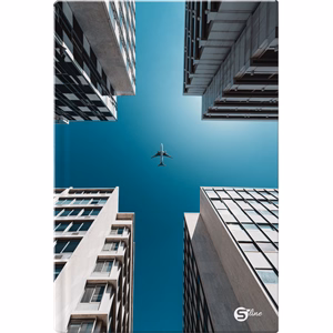 Beírókönyv vonalas STREET A/5 96 lapos S-Line keményfedelű vegyes mintákkal