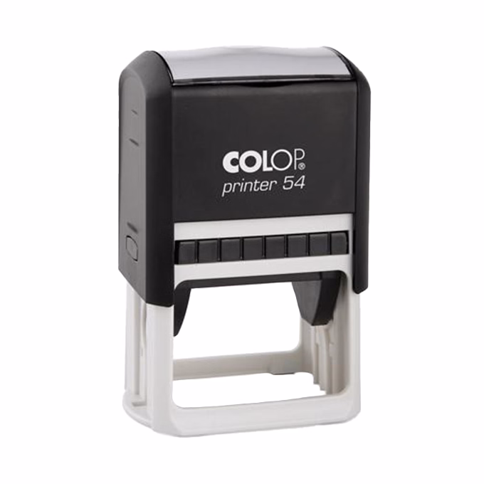 Bélyegző COLOP Printer 54 fekete fekete ház fekete párna Bélyegző COLOP Printer 54 fekete fekete ház fekete párna