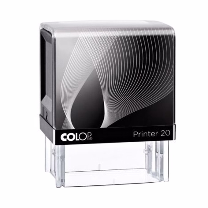 Bélyegző COLOP Printer IQ30 fekete ház fekete párna