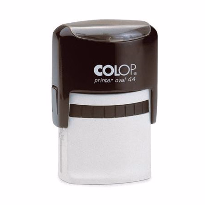 Bélyegző COLOP Printer Oval 44 fekete ház fekete párna